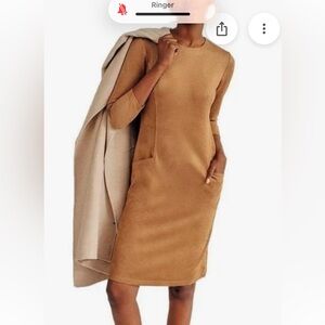 Brand new - Never worn - fab J. McLaughlin never worn Tan Long Sleeve Dress